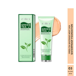 Maliao Green Tea Whitening Moist Skin Waterproof Foundation Face