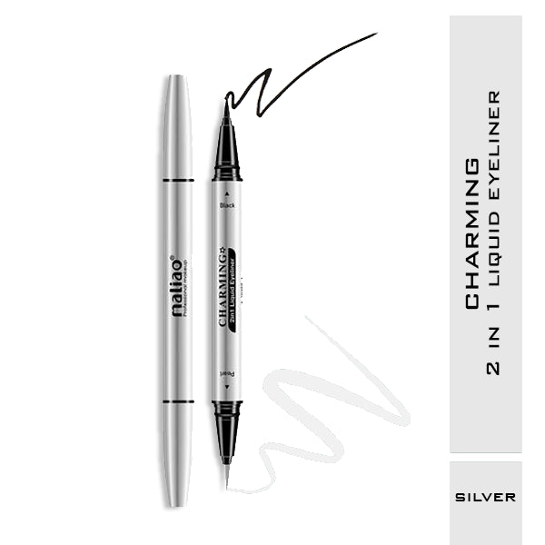 Maliao Charming 2-in-1 Liquid Eyeliner - 12-Hour Long-Lasting, Waterproof, and Precise Definition Maliao Professional Makeup