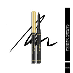 Maliao Eye Definer Auto Kajal - 24HR Waterproof Jet Black, Smudge-Proof Formula Maliao Professional Makeup