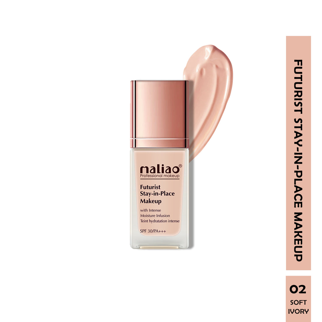 Maliao Futurist Stay-In-Place Makeup SPF 30 PA+++ (Full Coverage, Intense Moisture Infusion,Tint Moisturizer,Tint Hydration, All Skin Types) - Maliao Makeup