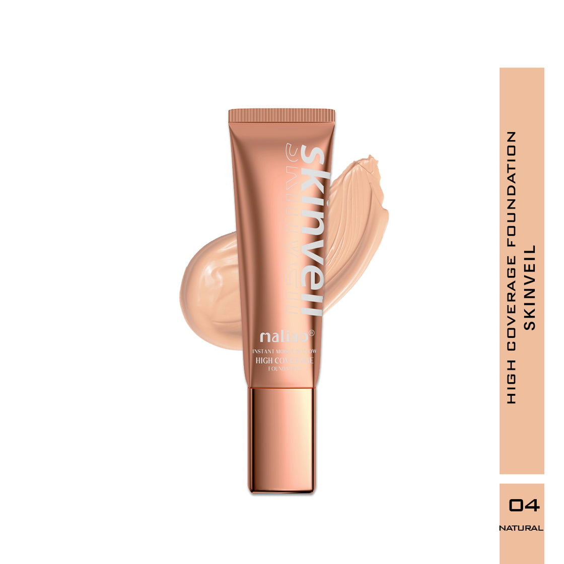 Maliao SkinVeil High Coverage Foundation - Flawless Radiance for All Skin Tones - Maliao Makeup