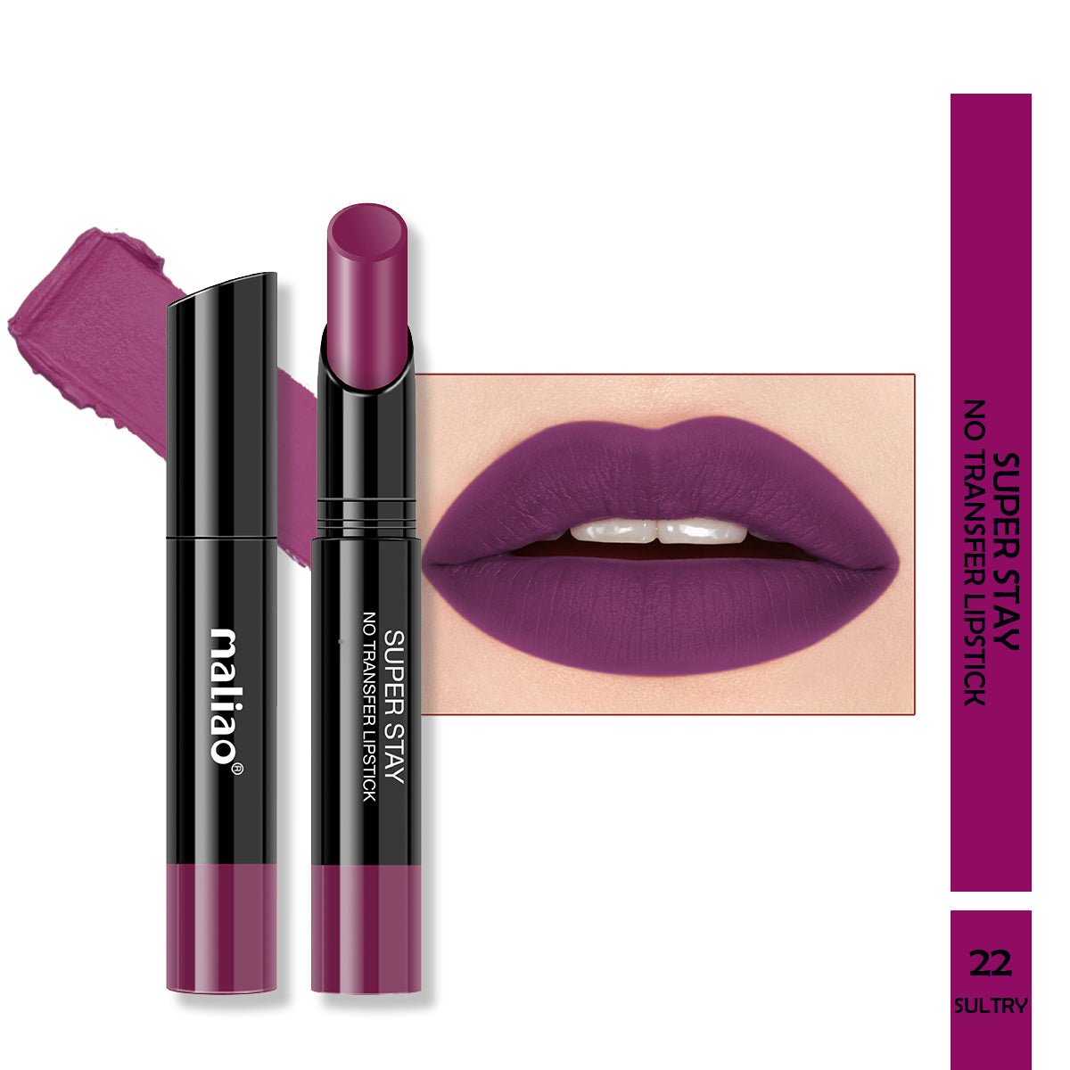 Maliao Super Stay No Transfer Lipstick - Unwavering Elegance - Maliao Makeup