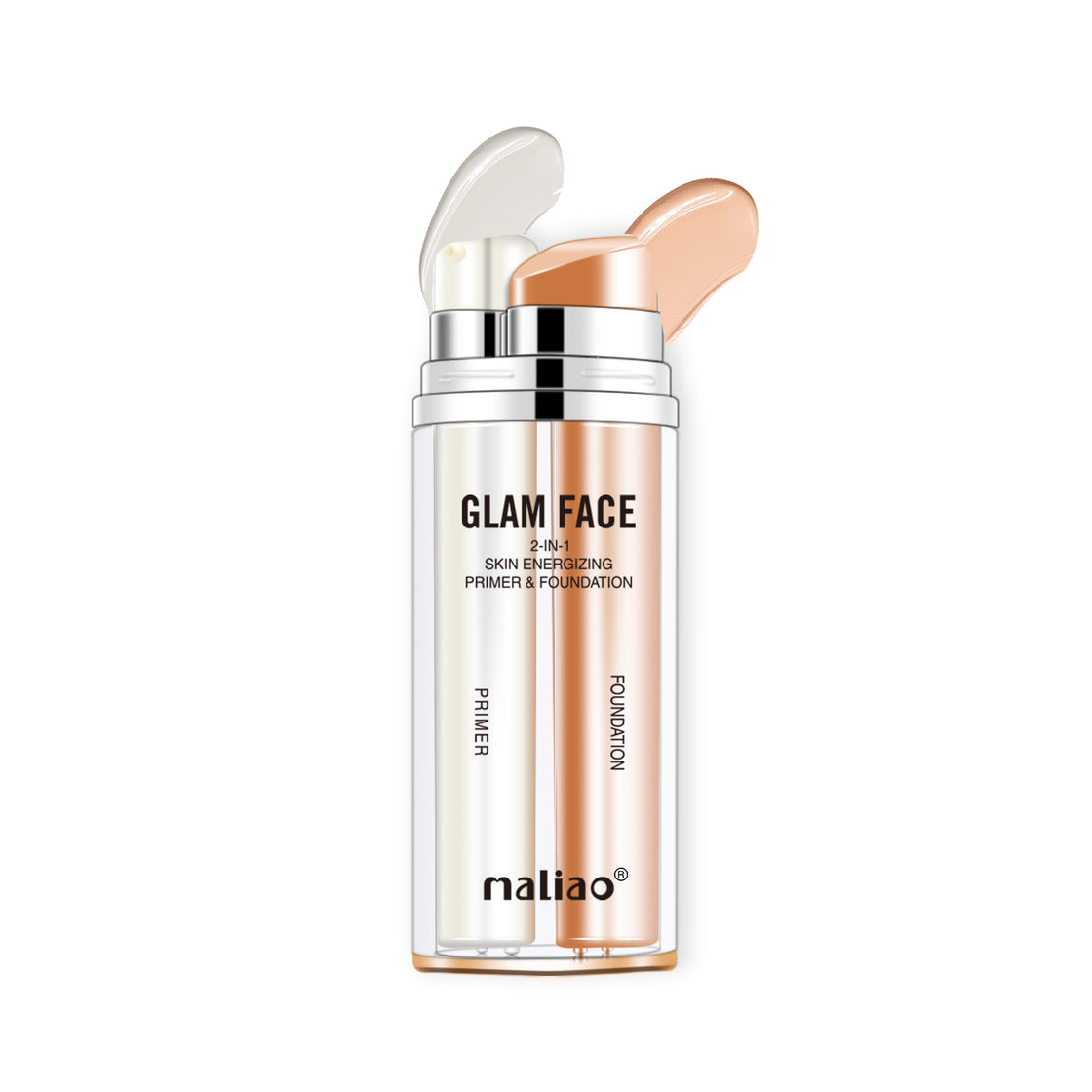 Maliao 2-in-1 Skin Energizing Base Primer + Foundation - Ultimate Base Glow - Maliao Makeup