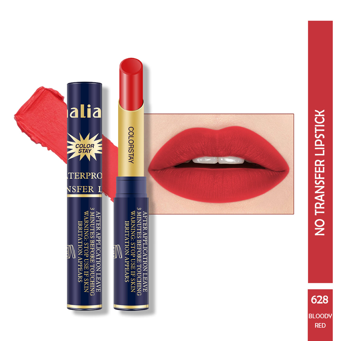 Maliao Colorstay Waterproof No-Transfer Lipstick - Maliao Makeup