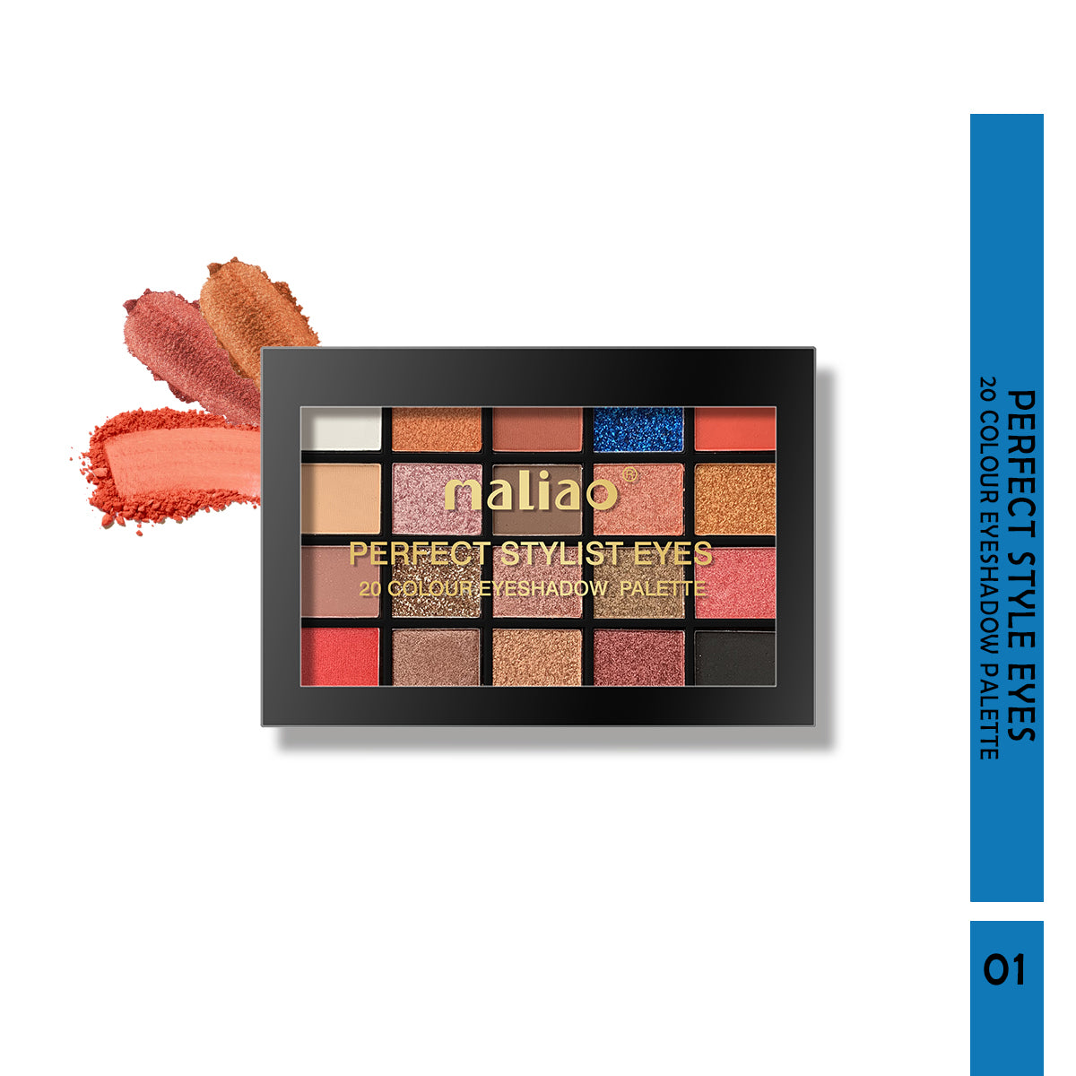 Maliao Perfect Stylist Eyes 20-Color Eyeshadow Palette - Maliao Makeup