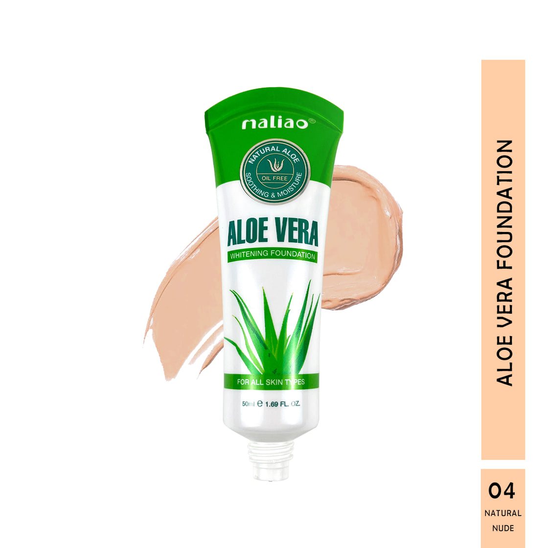 Maliao ALOE VERA WHITENING Foundation - Radiant and Nourishing Coverage - Maliao Makeup