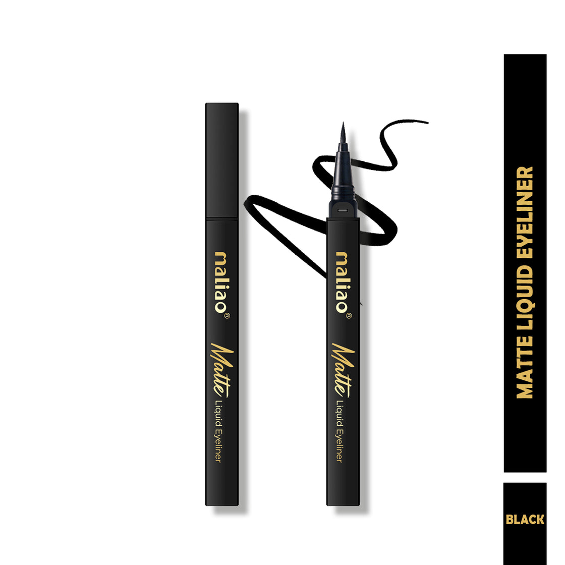 Maliao Matte Liquid Eyeliner Pen - Waterproof Eyeliner for Precision and Care - Maliao Makeup