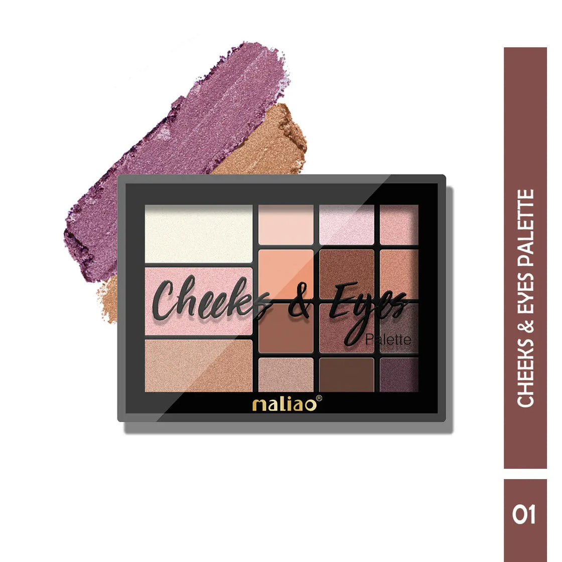 Maliao Eyes Palette & Cheeks - Versatile All-in-One Makeup Palette for Stunning Looks Maliao Professional Makeup