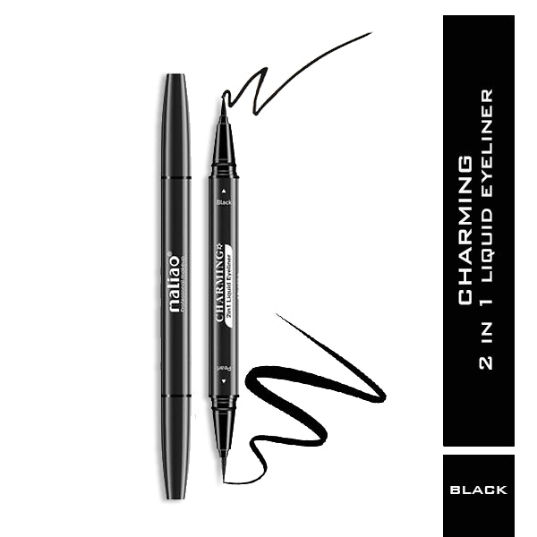 Maliao Charming 2-in-1 Liquid Eyeliner - 12-Hour Long-Lasting, Waterproof, and Precise Definition Maliao Professional Makeup