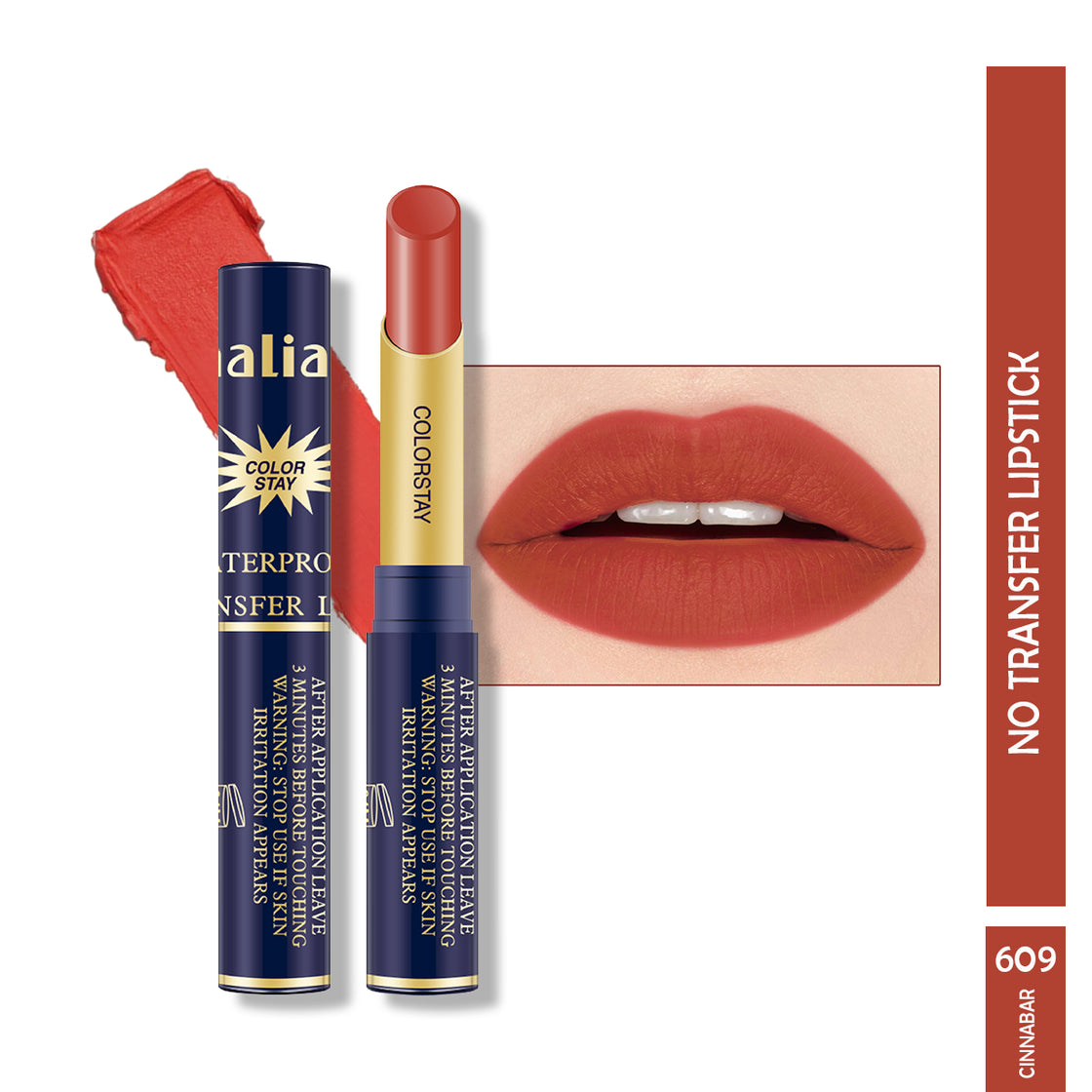 Maliao Colorstay Waterproof No-Transfer Lipstick - Maliao Makeup