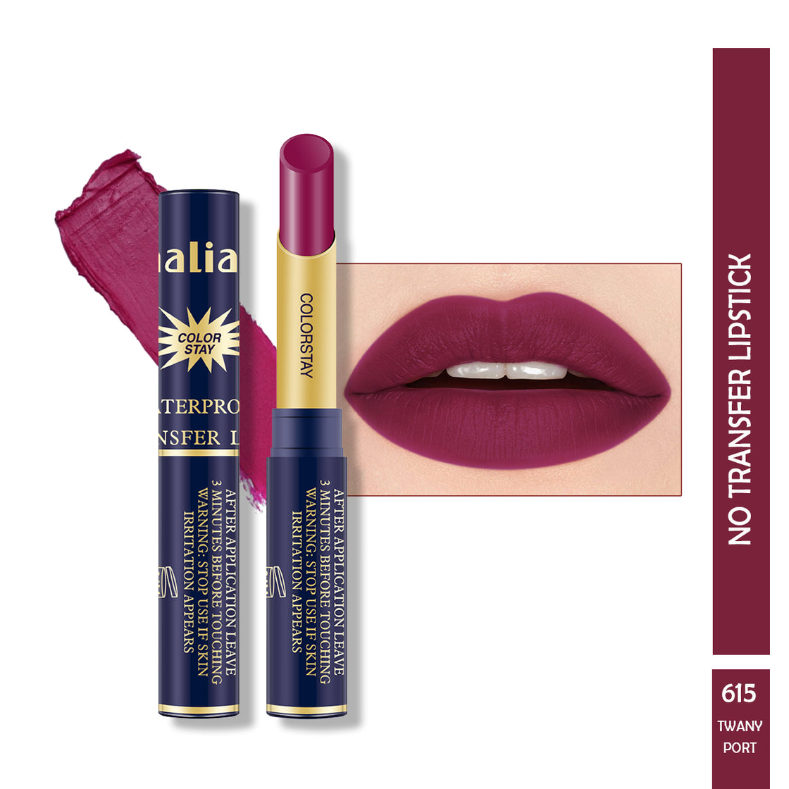 Maliao Colorstay Waterproof No-Transfer Lipstick - Maliao Makeup