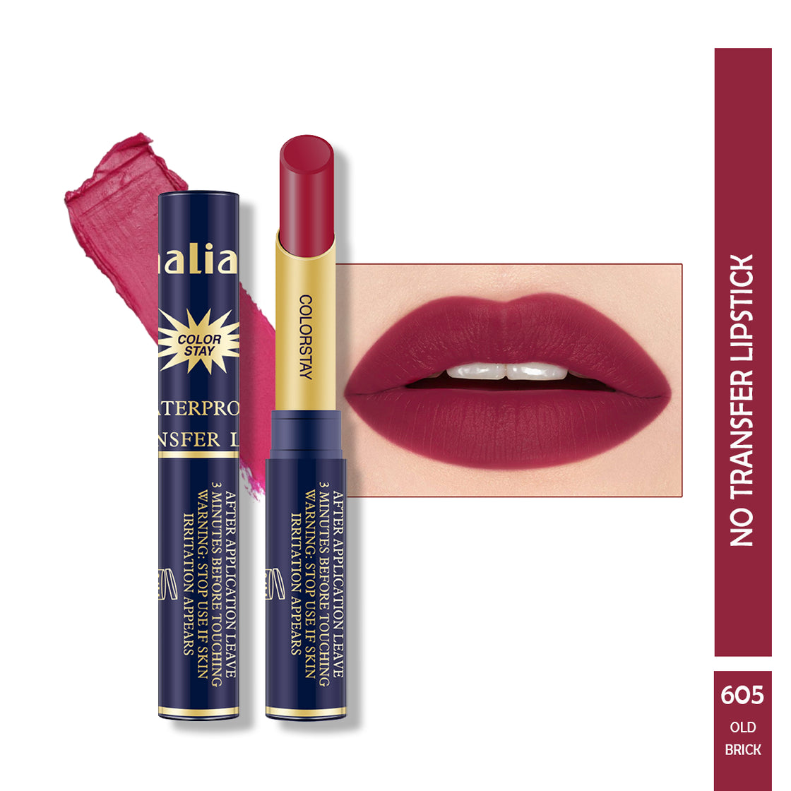 Maliao Colorstay Waterproof No-Transfer Lipstick - Maliao Makeup