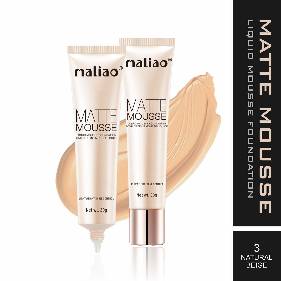 Maliao Matte Liquid Mousse Foundation - Maliao Makeup