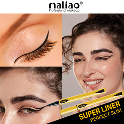Maliao Jet Black Super Liner Perfect Sum - Long-Lasting, Waterproof Eyeliner - Maliao Makeup
