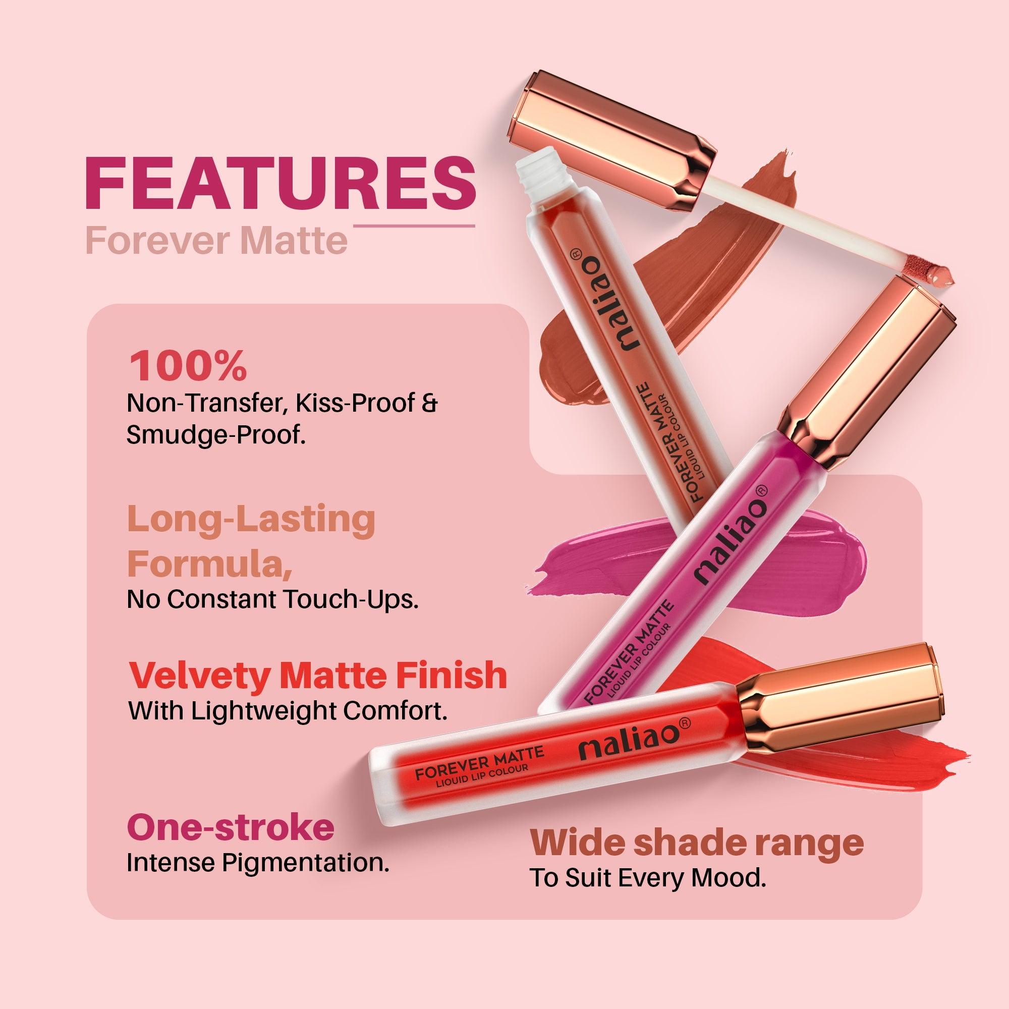 Maliao Forever Matte Liquid Lipstick Lip