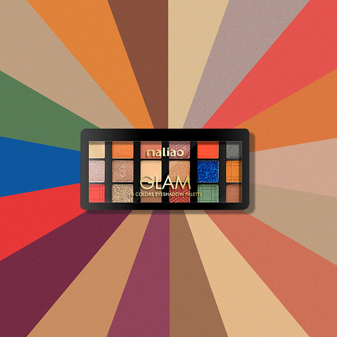 Maliao Glam 18 Colors Eyeshadow Palette - Create Mesmerizing Looks - Maliao Makeup