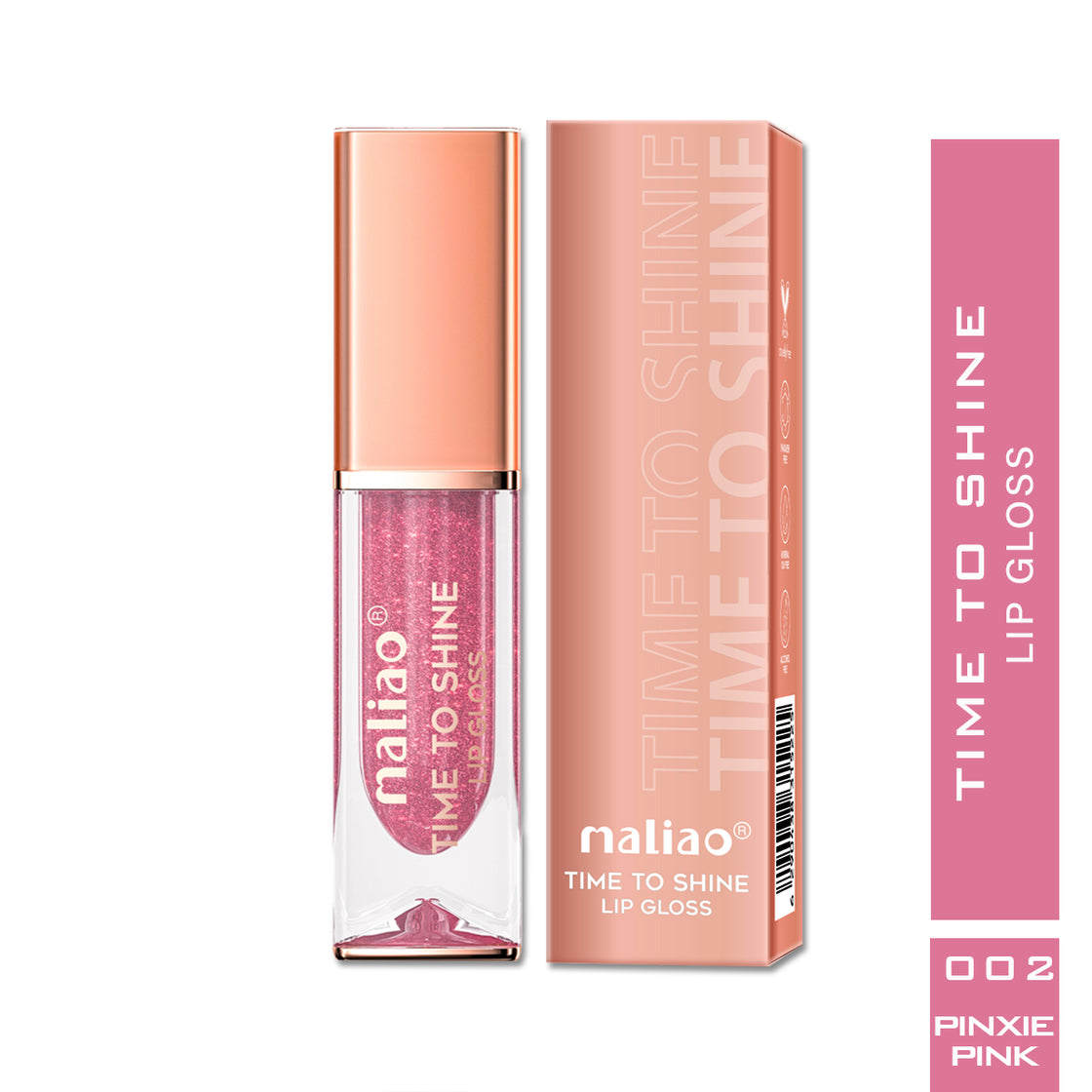 Maliao Time to Shine Lip Gloss - Glossy Brilliance for Stunning Lips Maliao Professional Makeup