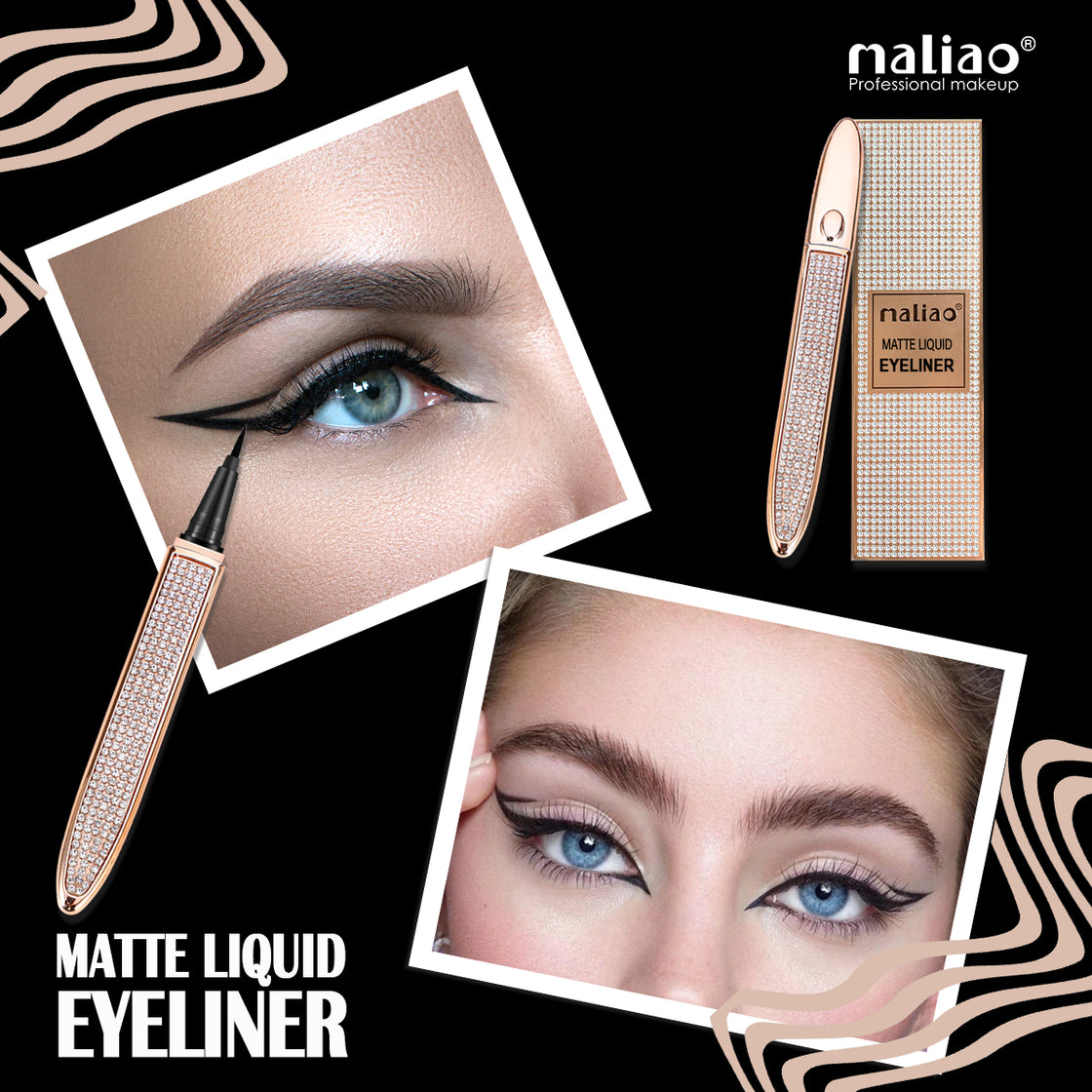 Maliao Liquid Eyeliner 10ML - Precision in Every Stroke - Maliao Makeup