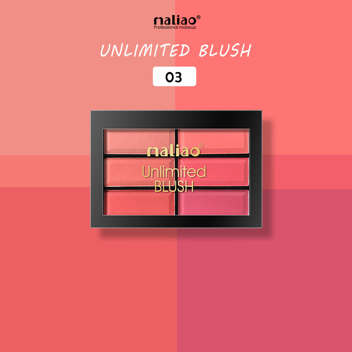 Maliao Unlimited Blush Palette - Discover Radiant Cheeks with Versatile Shades - Maliao Makeup