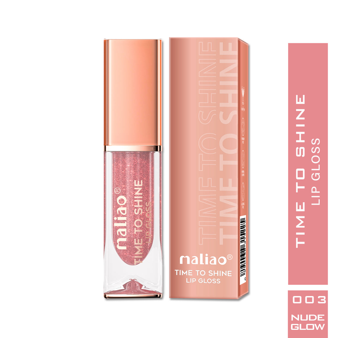 Maliao Time to Shine Lip Gloss - Glossy Brilliance for Stunning Lips Maliao Professional Makeup