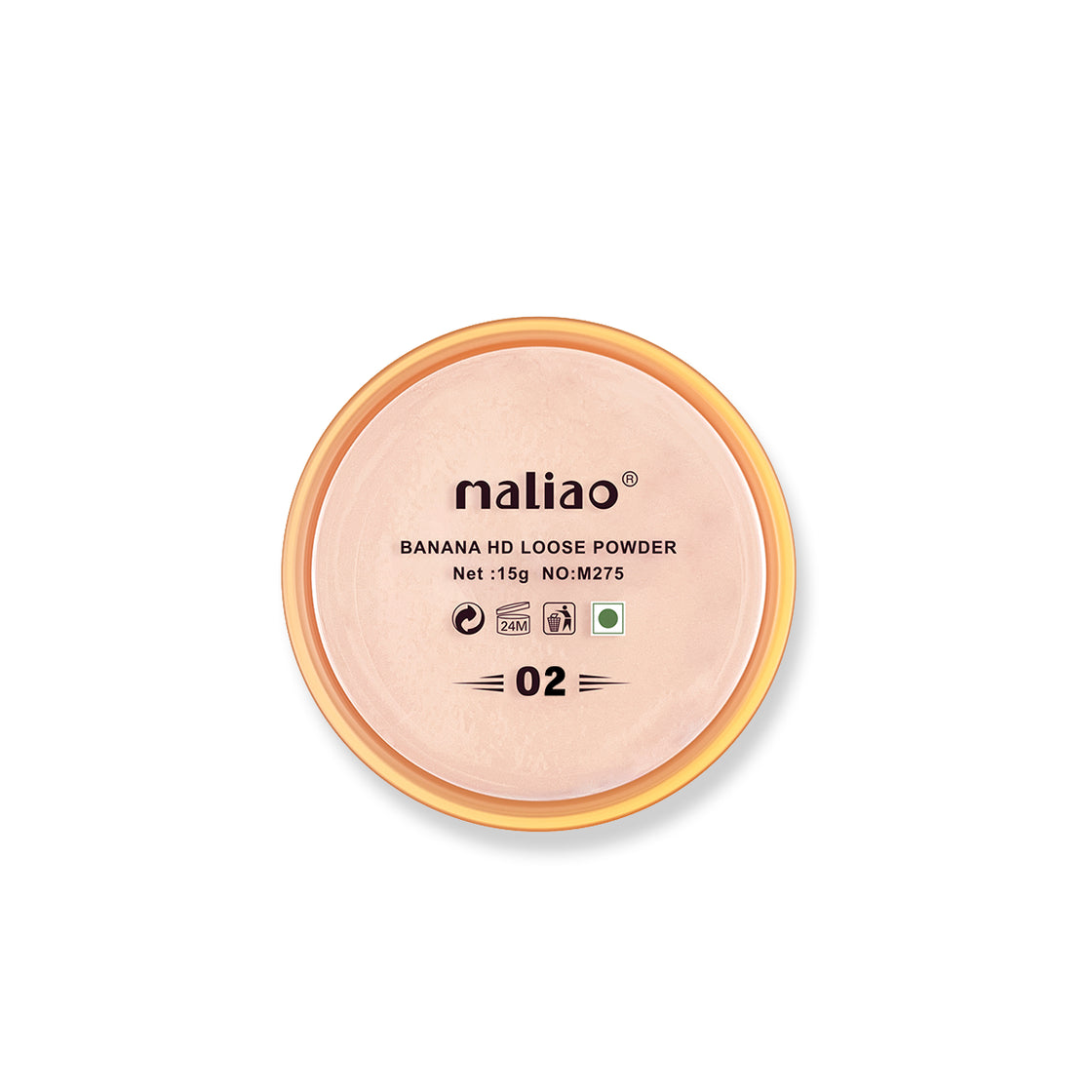 Maliao Luxury HD Banana Compact Powder - Perfecting Radiance for Flawless Skin - Maliao Makeup