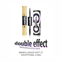 Maliao Double Effect Waterproof Mascara & Eyeliner - All-in-One Glam, Long-Lasting & Smudge-Proof - Maliao Makeup