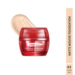 Maliao Flawless Whitening Foundation Cream with Vitamin E - Smooth Radiant Skin