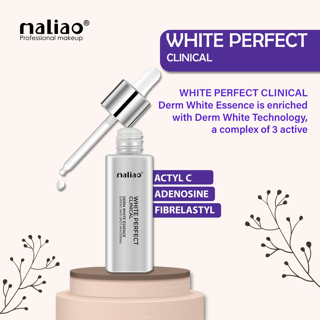 Maliao Skin Brightening Serum Primer - Enhance Your Makeup Base - Maliao Makeup