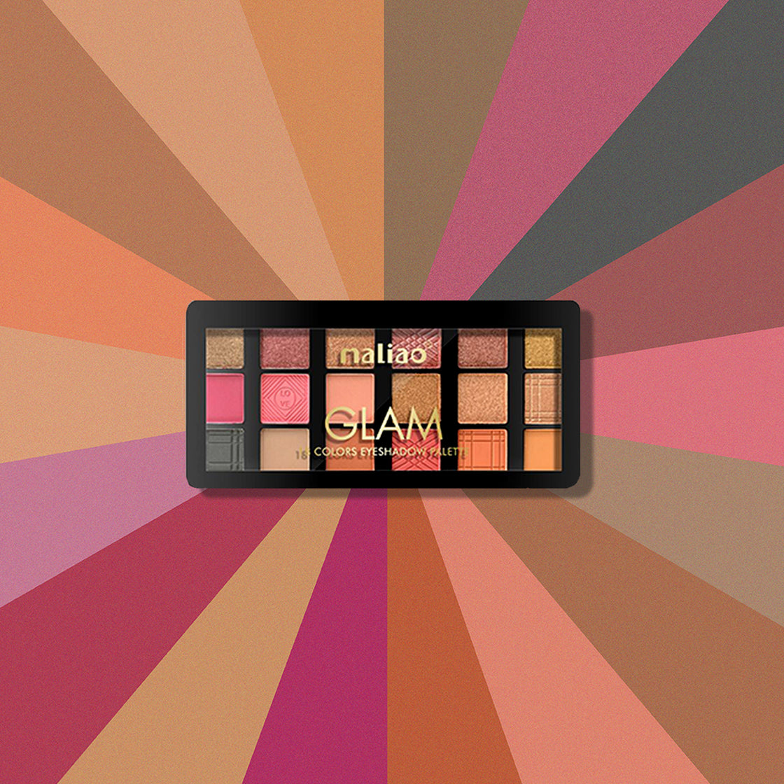 Maliao Glam 18 Colors Eyeshadow Palette - Create Mesmerizing Looks - Maliao Makeup