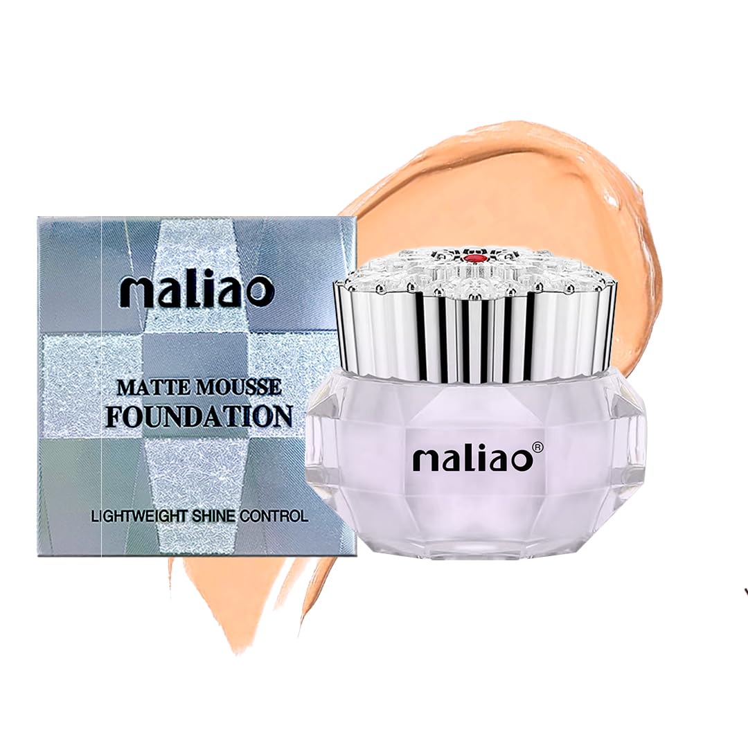 MALIAO Matte Mousse Foundation: Lightweight Shine Control - Maliao Makeup