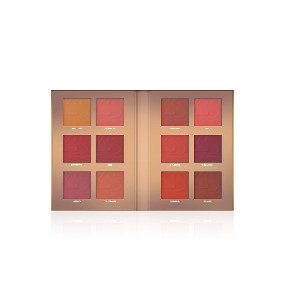 Maliao Blusher Contour Palette - Lightweight, Soft-Textured Powder - Maliao Makeup