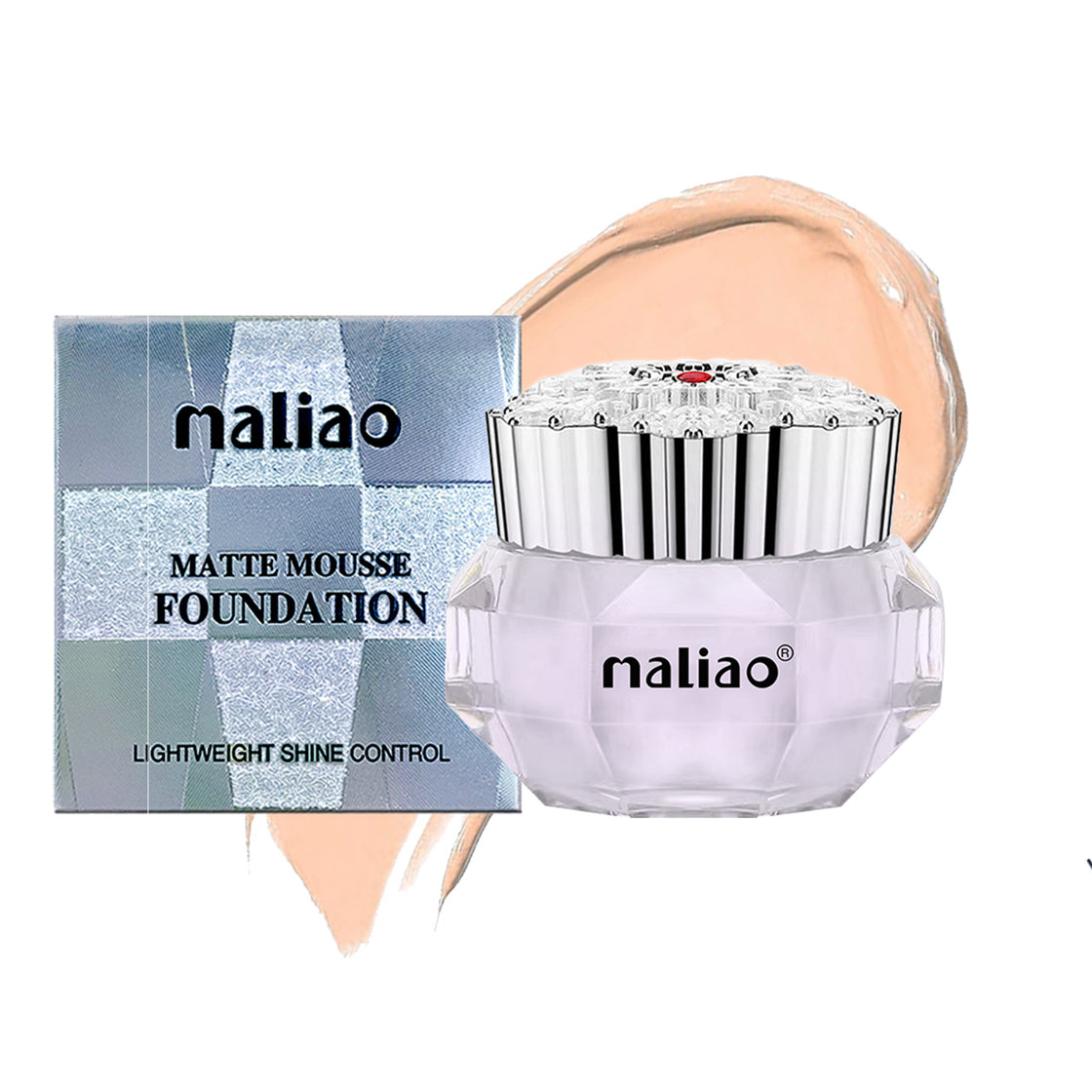 MALIAO Matte Mousse Foundation: Lightweight Shine Control - Maliao Makeup