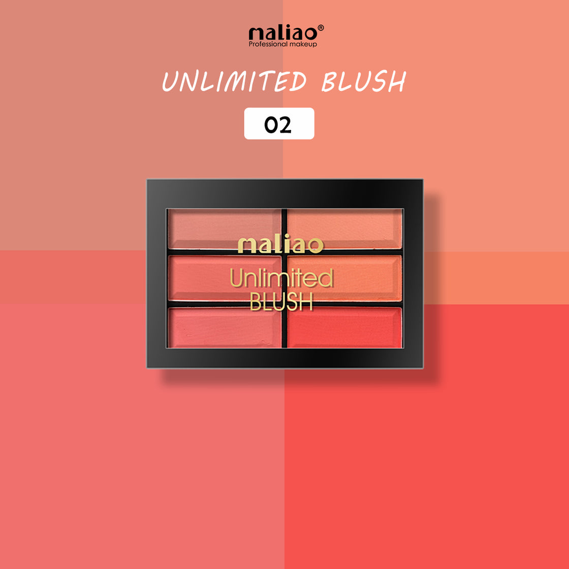 Maliao Unlimited Blush Palette - Discover Radiant Cheeks with Versatile Shades - Maliao Makeup