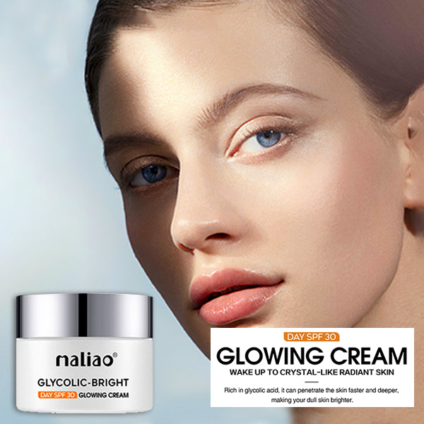 Maliao Glycolic Bright Day Cream SPF 30 - Radiant Face Cream for Glowing Skin Maliao Professional Makeup