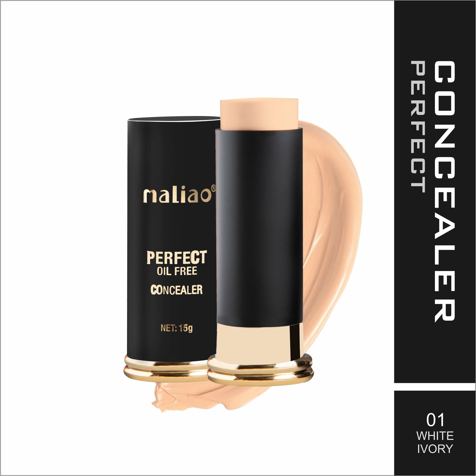 Maliao PERFECT Oil-Free Stick Concealer - Seamless Coverage for a Naturally Flawless Look - Maliao Makeup