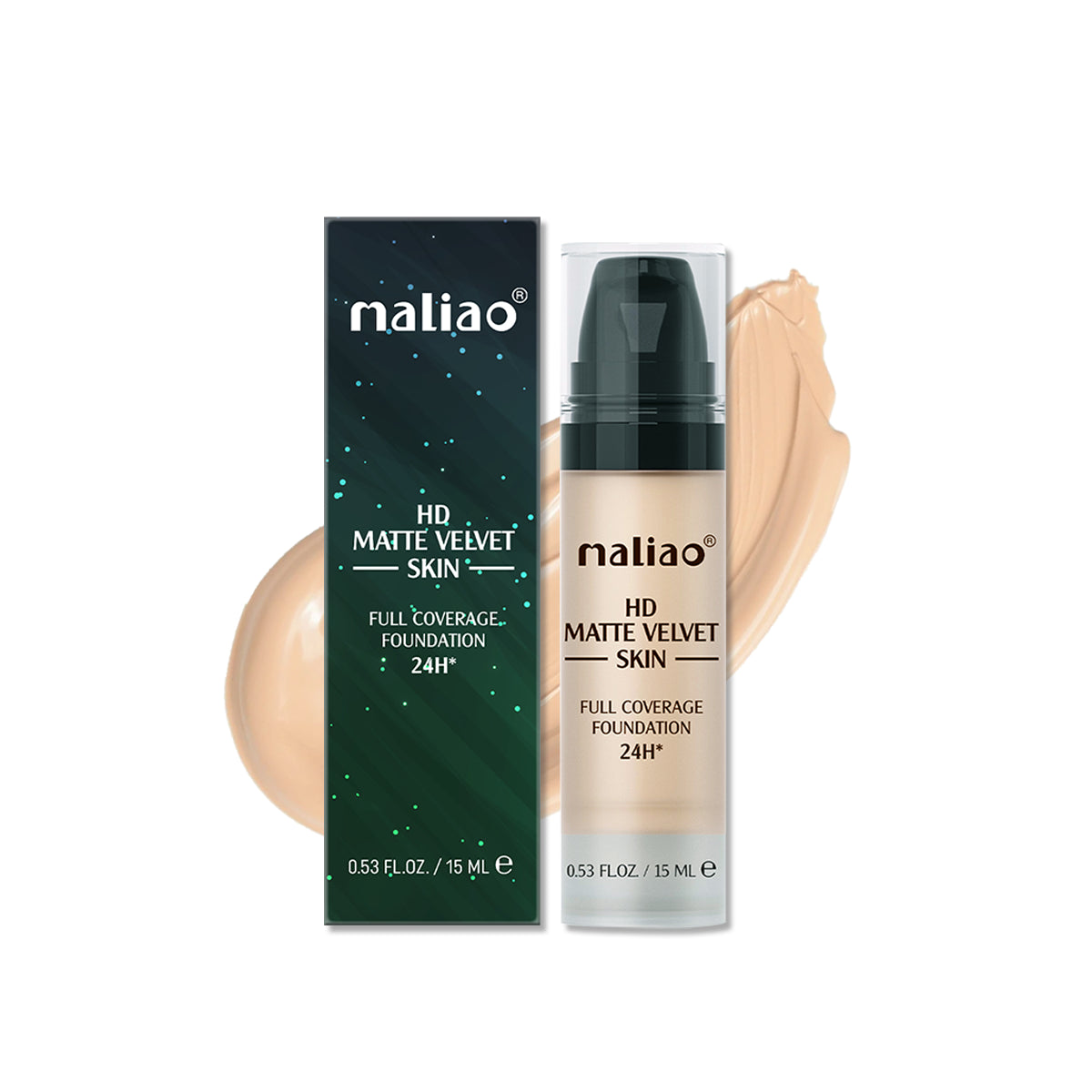 Maliao HD Matte Velvet Skin Full Coverage Foundation 24H - Maliao Makeup