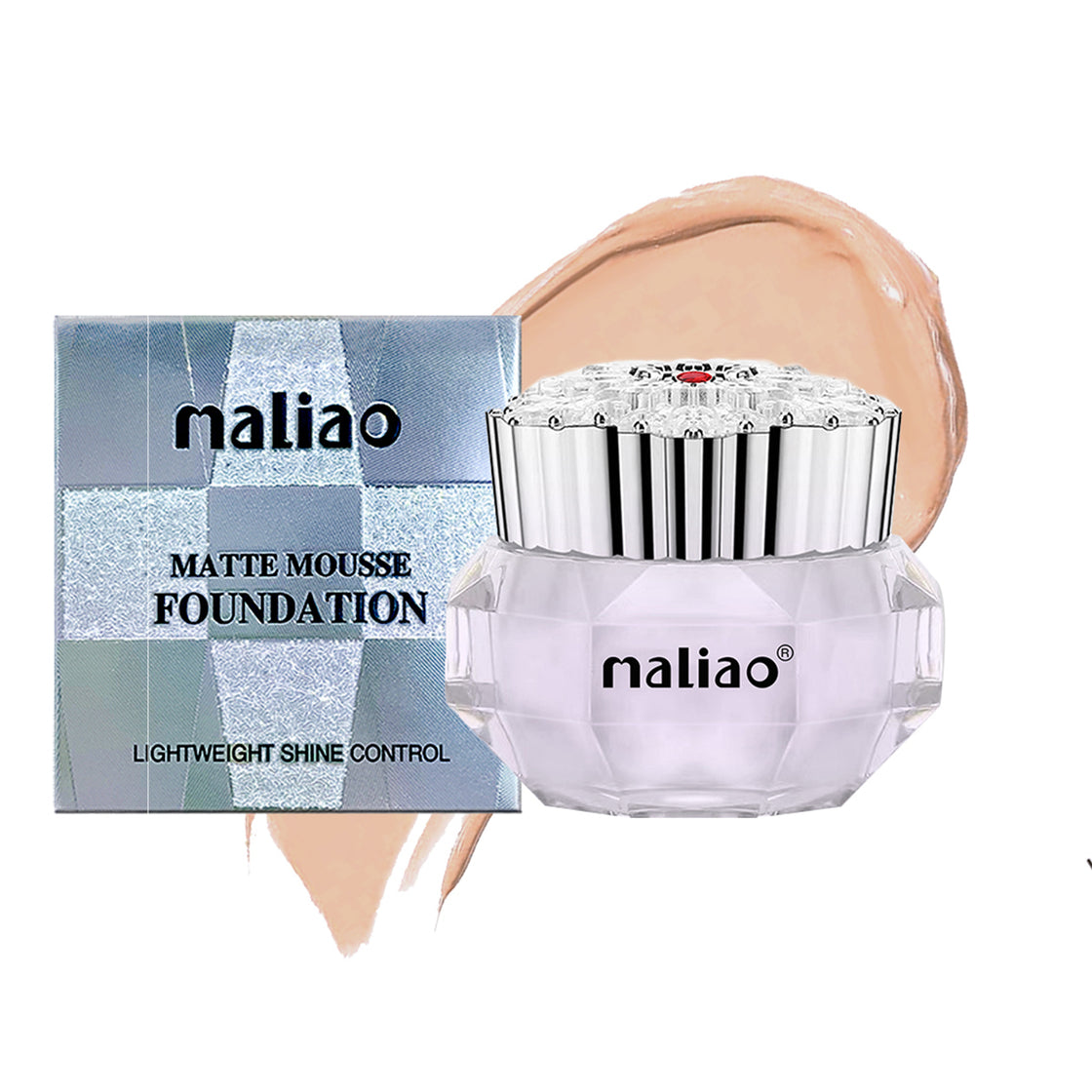 MALIAO Matte Mousse Foundation: Lightweight Shine Control - Maliao Makeup