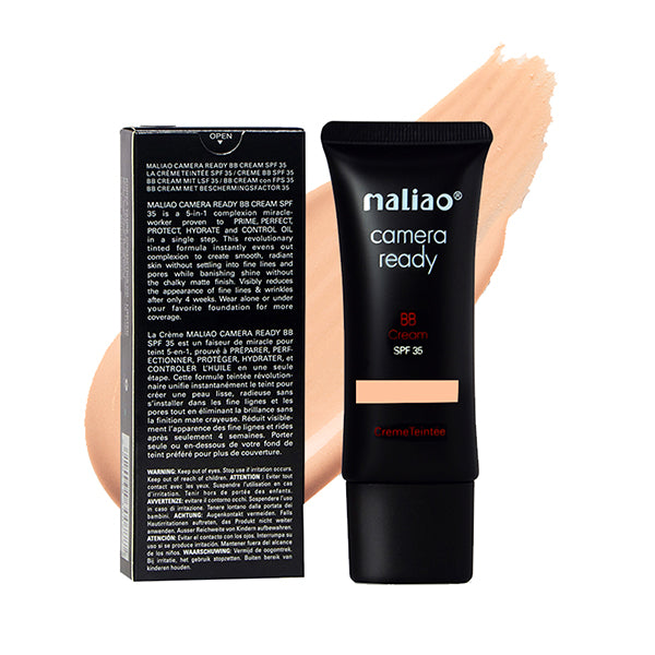 MALIAO Camera Ready BB Cream Natural SPF-35 - Effortless Radiance Face