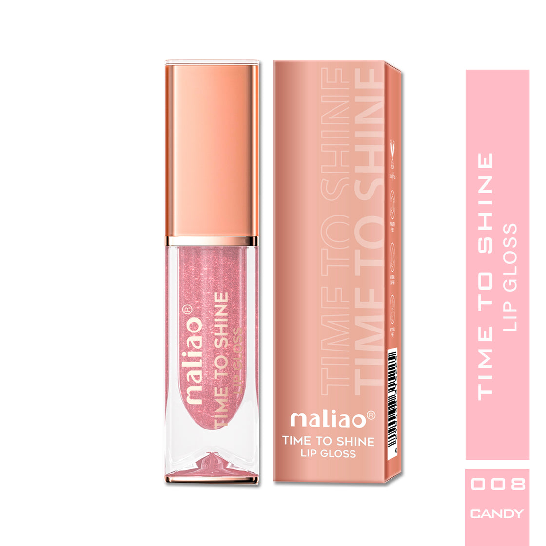 Maliao Time to Shine Lip Gloss - Glossy Brilliance for Stunning Lips Maliao Professional Makeup