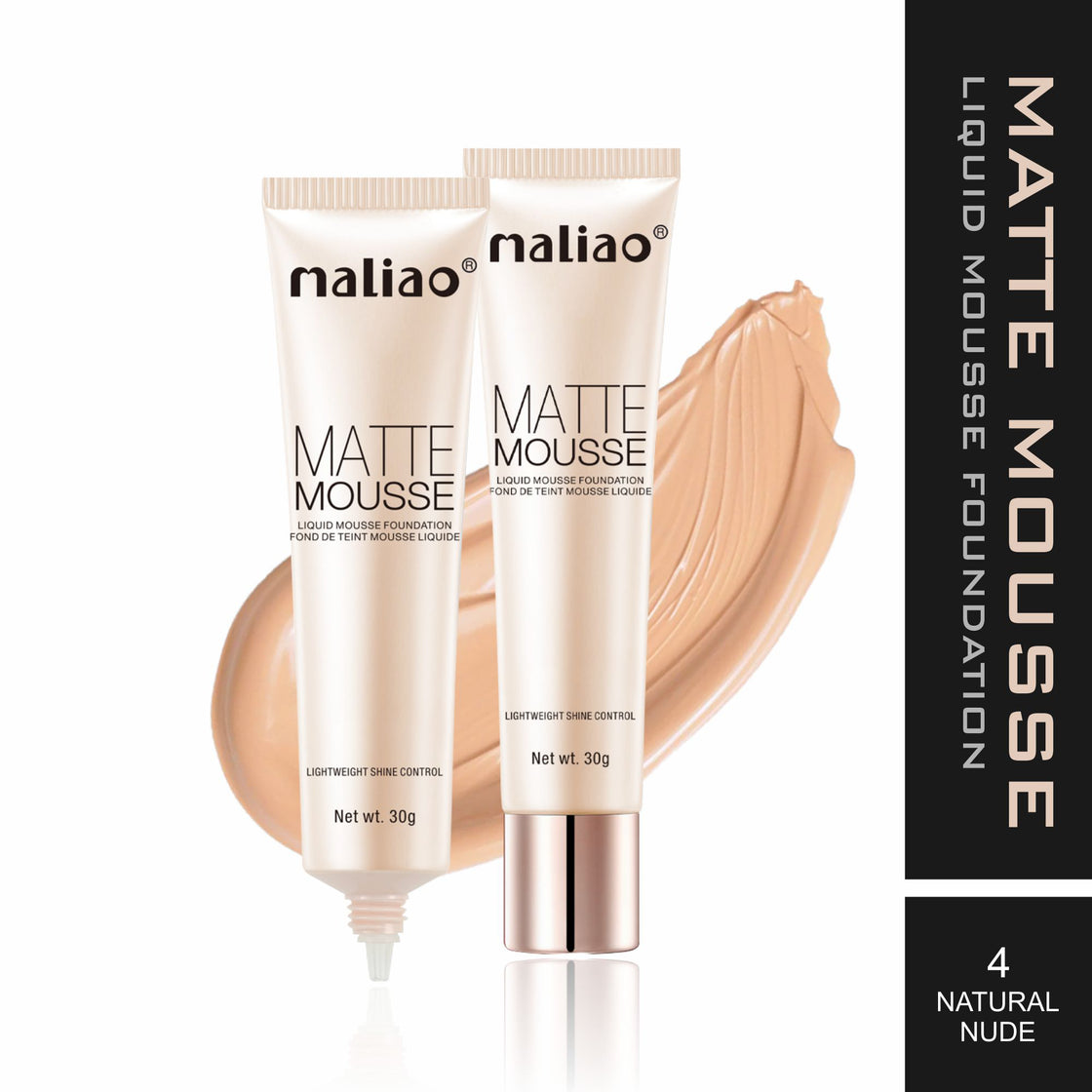 Maliao Matte Liquid Mousse Foundation - Maliao Makeup