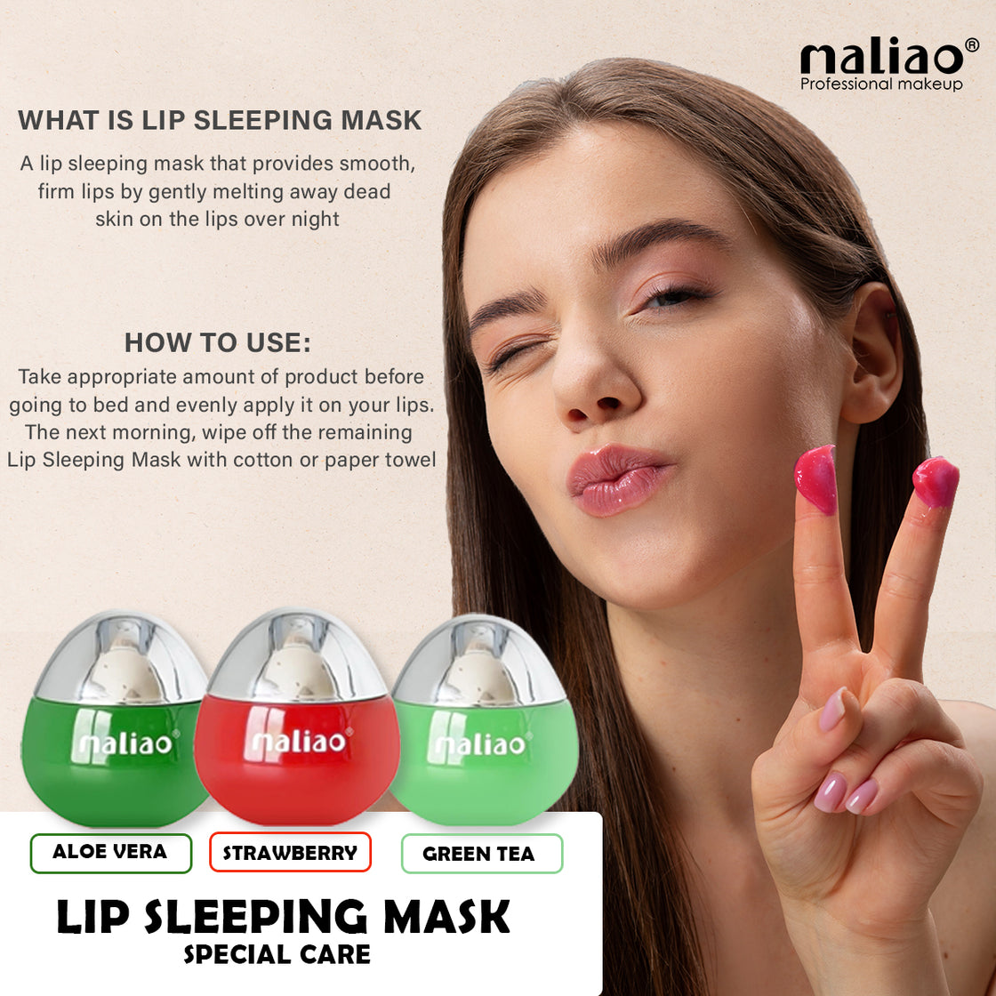 Maliao Special Care Lip Sleeping Mask - Overnight Lip Repair and Moisturizer - Maliao Makeup