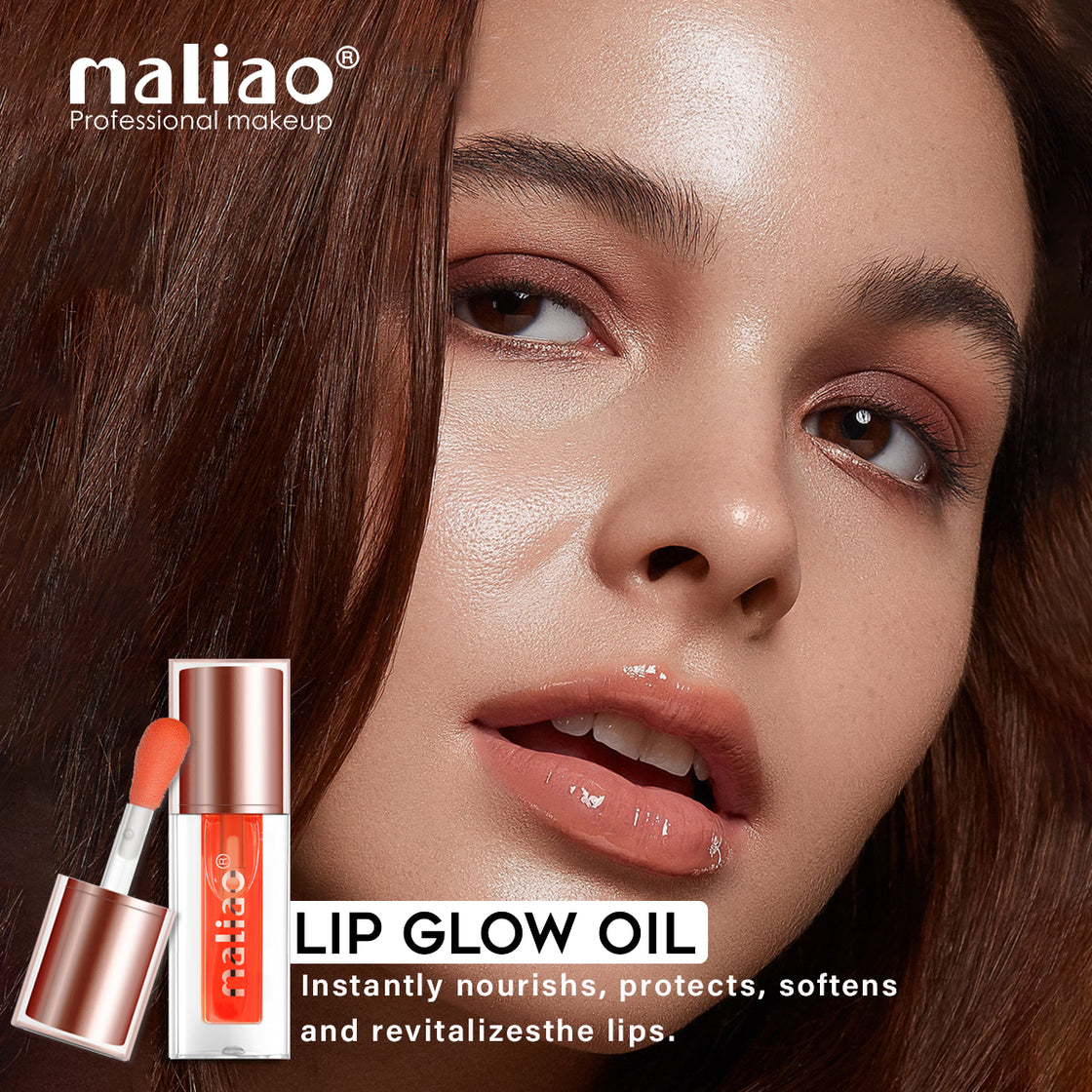 Maliao Lip Glow Oil Color Reviver - Cherry Oil Infusion for Vibrant Lips Maliao Professional Makeup