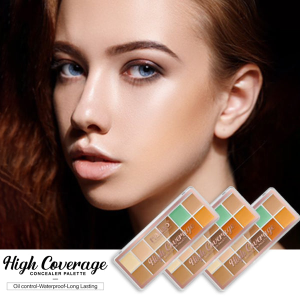 Maliao High Coverage Concealer Palette - Oil Control, Waterproof, Long Lasting Maliao Professional Makeup