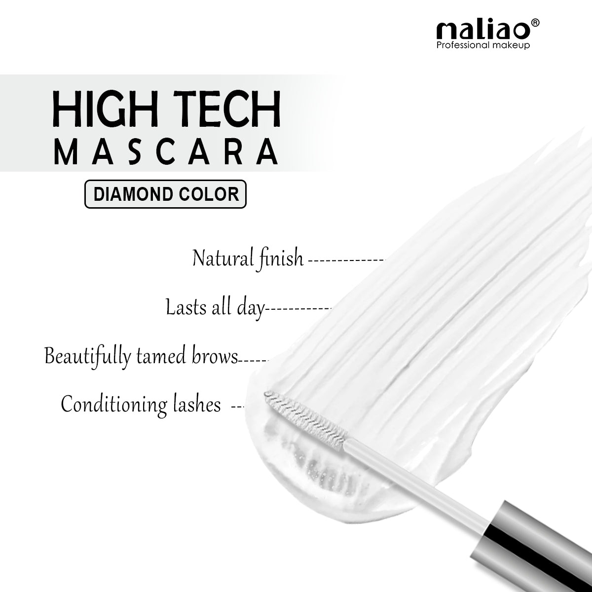 Maliao High Tech Mascara - Diamond Color Brilliance for Radiant Lashes - Maliao Makeup