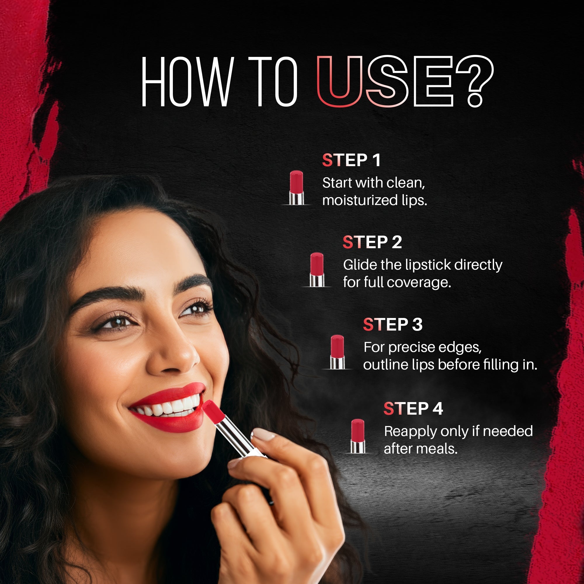 Maliao Non-Transfer Long Stay & Smooth Lipstick Lip