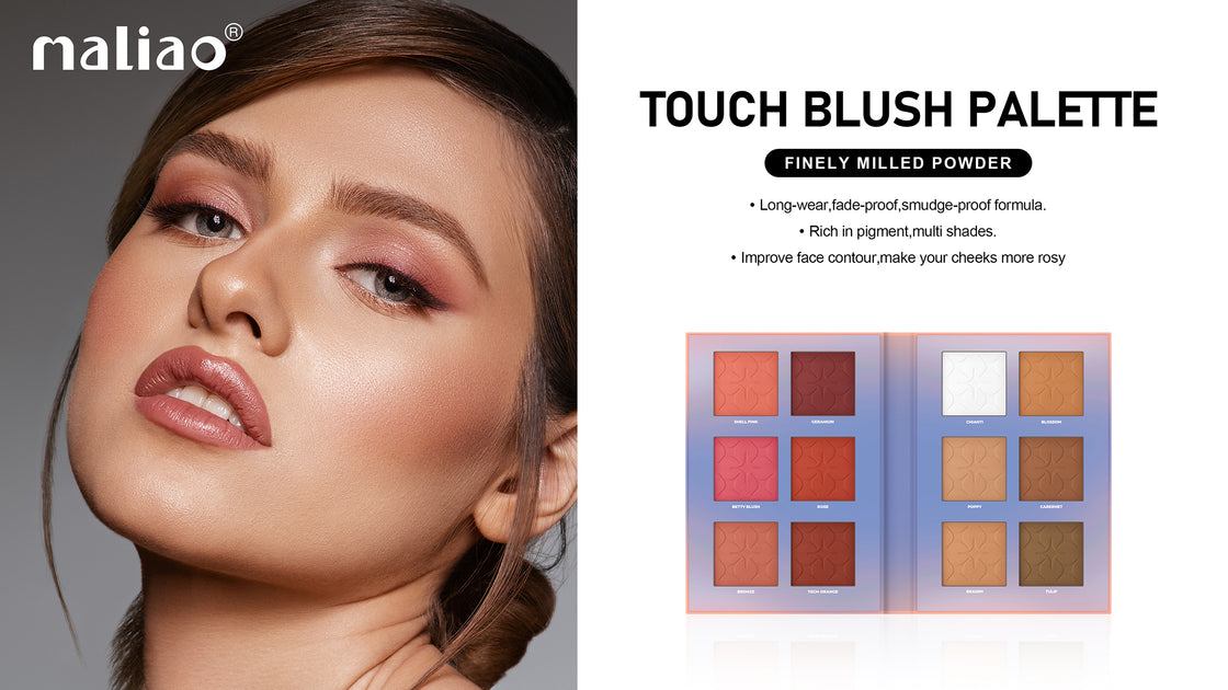 Maliao Touch Blush Palette - Long-Wear, Fade-Proof Formula - Maliao Makeup