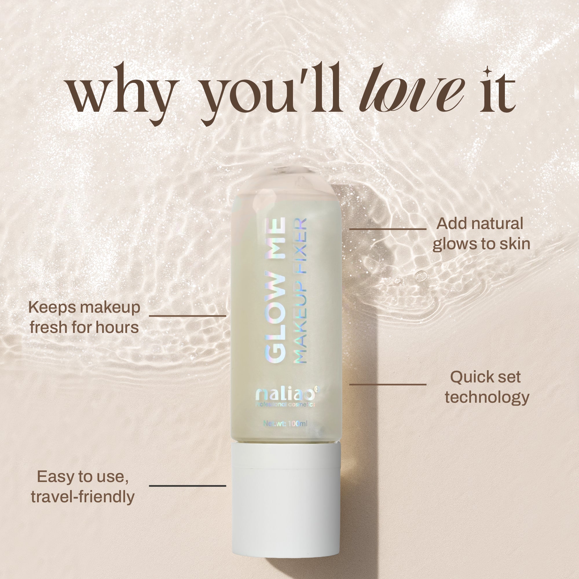 Maliao Glow Me Makeup Fixer Face