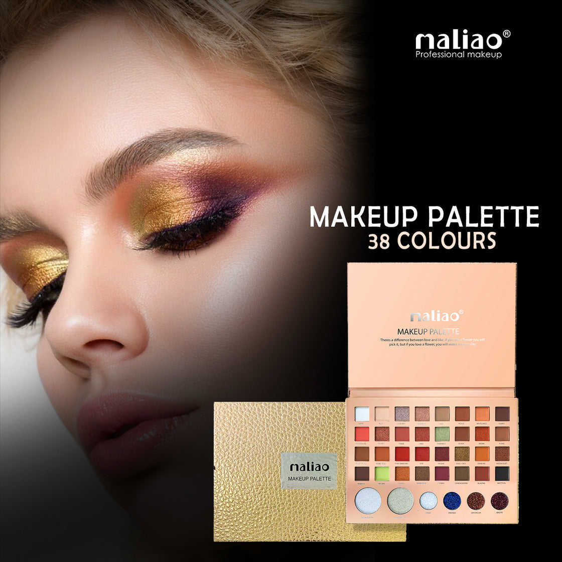 Maliao 38 Color Makeup Palette - Unleash Your Artistic Beauty - Maliao Makeup