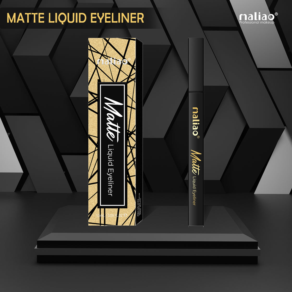 Maliao Matte Liquid Eyeliner Pen - Waterproof Eyeliner for Precision and Care - Maliao Makeup