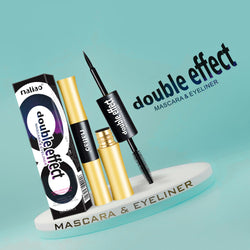 Maliao Double Effect Waterproof Mascara & Eyeliner - All-in-One Glam, Long-Lasting & Smudge-Proof - Maliao Makeup